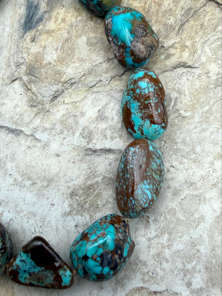 Blue/Brown Kingman Turquoise (Arizona) Irregular Nugget