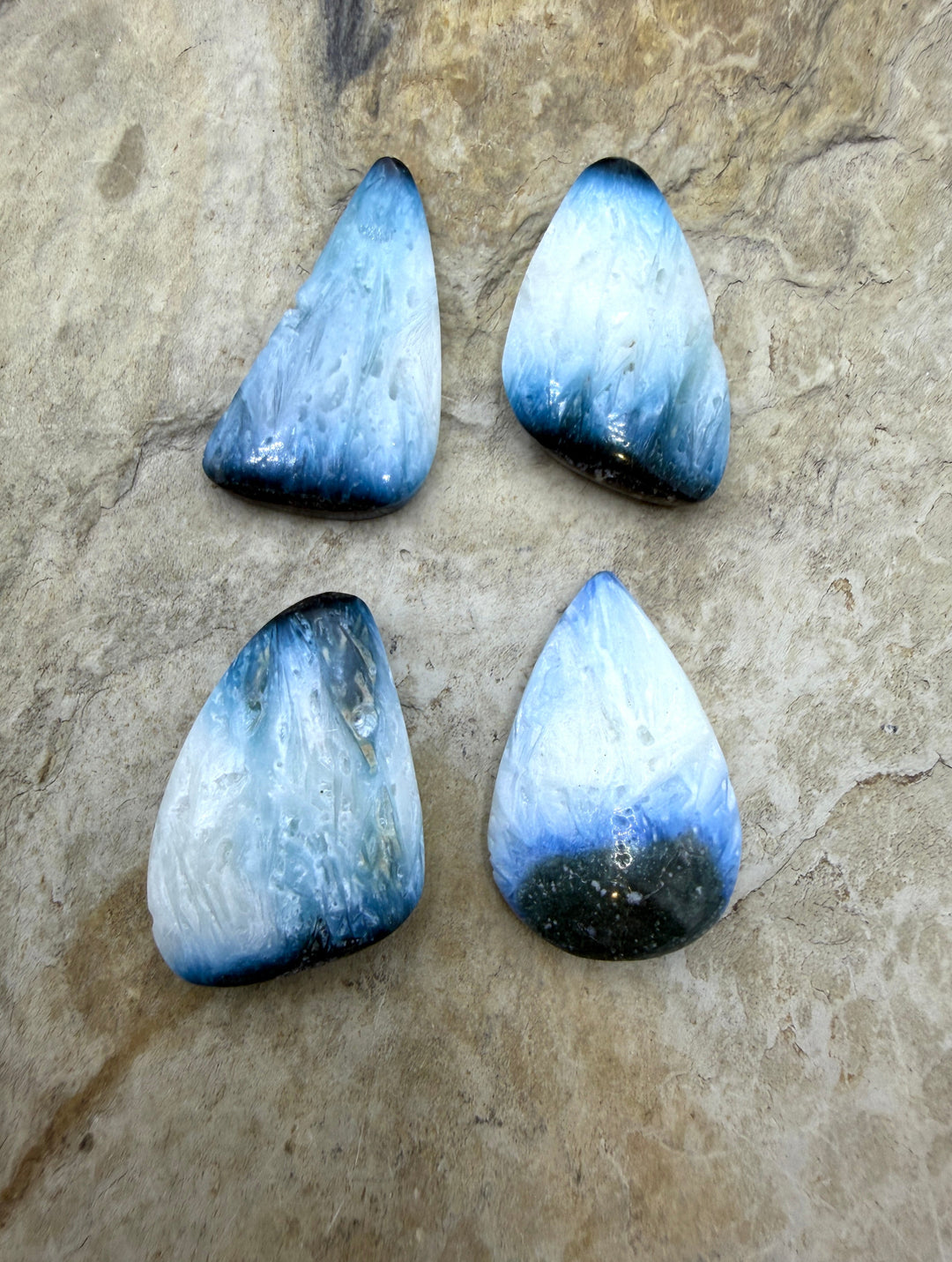 Blue Glacierite Freeform Cabochon Select One Stone