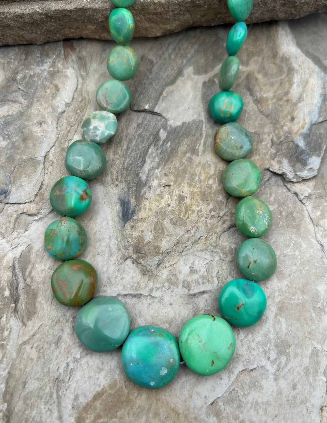 Bright Green Elisa Turquoise (Mexico) Graduated Round