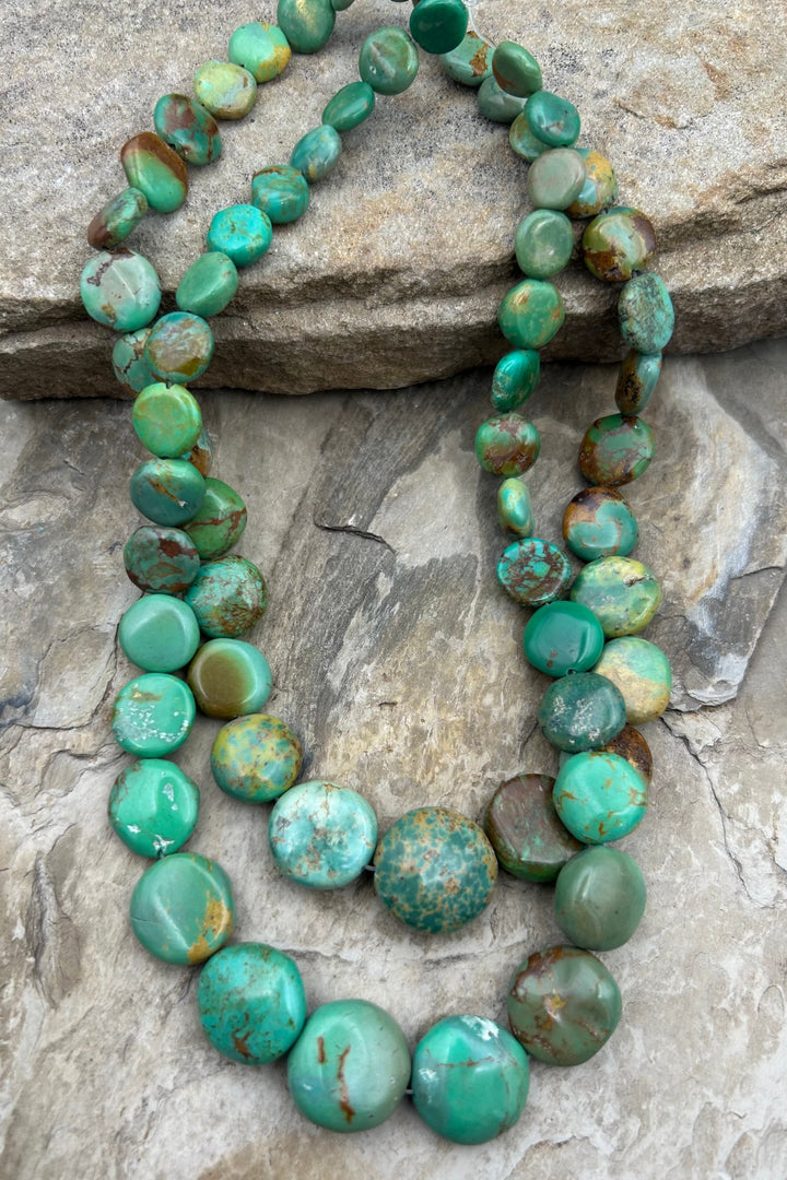 Bright Green Elisa Turquoise (Mexico) Graduated Round