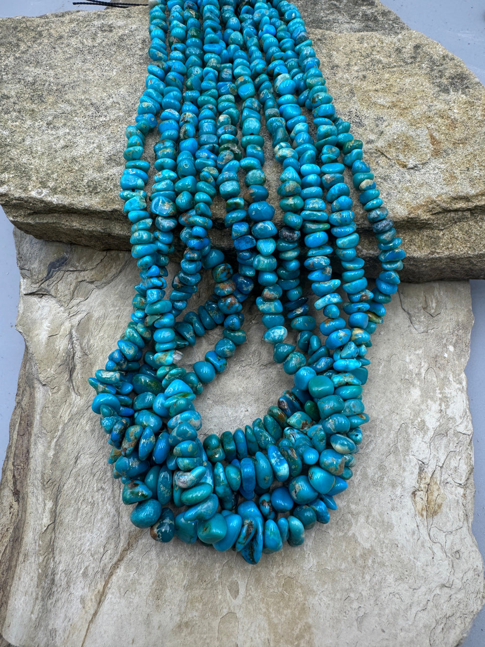 Campitos (Mex) Deep Blue Turquoise 4-68mm Graduated Nugget