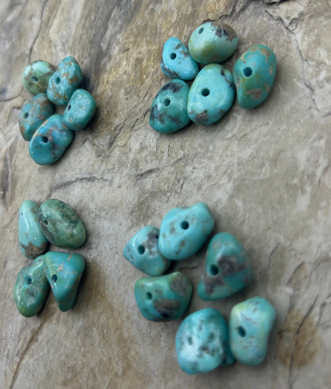 Campitos (Mex) Turquoise Large Hole Bead Sets 10x15