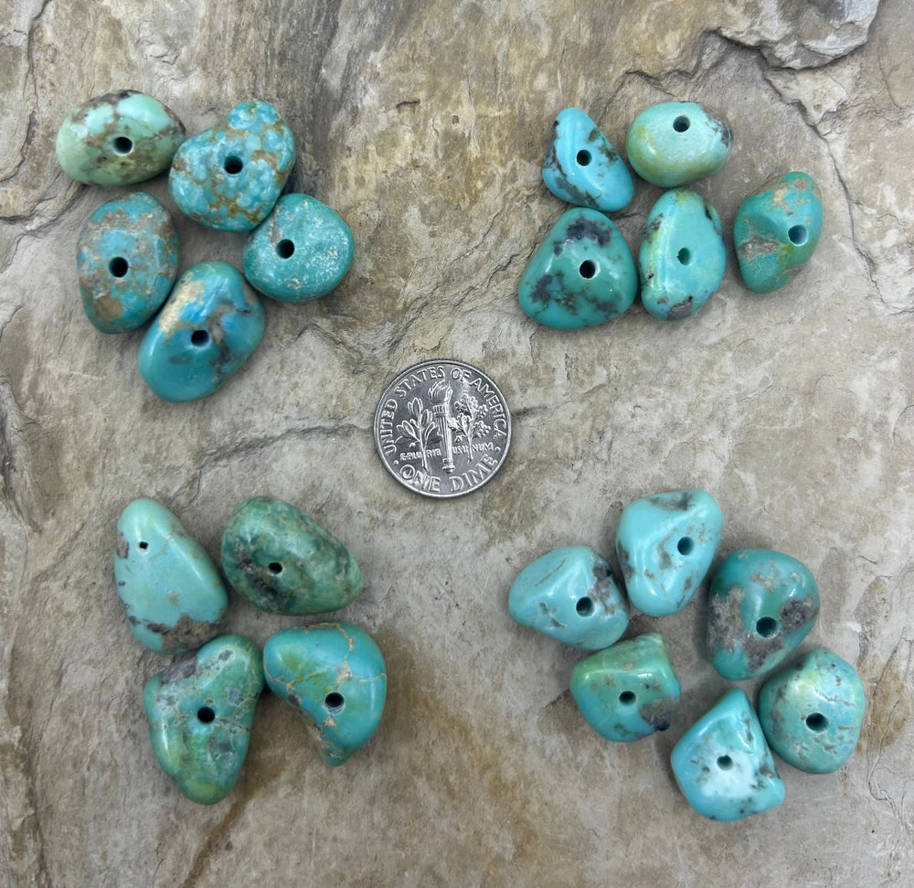 Campitos (Mex) Turquoise Large Hole Bead Sets 10x15