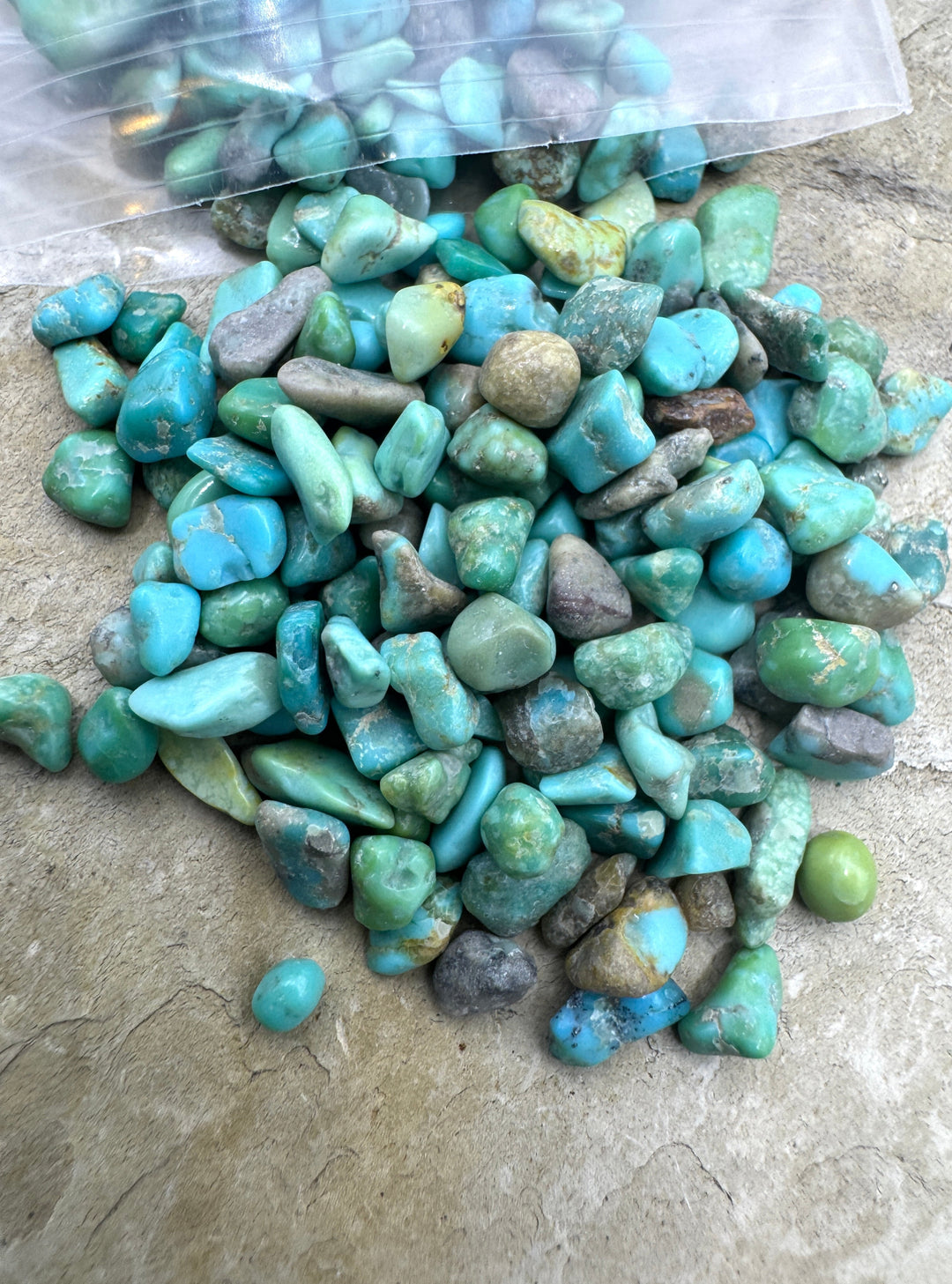 Campitos Turquoise (Mexico) Tumbled Undrilled Small
