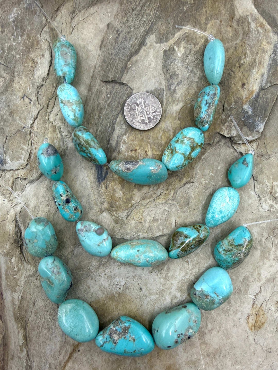 Campitos Turquoise (Mexico) With Pyrite Matrix Large Focal