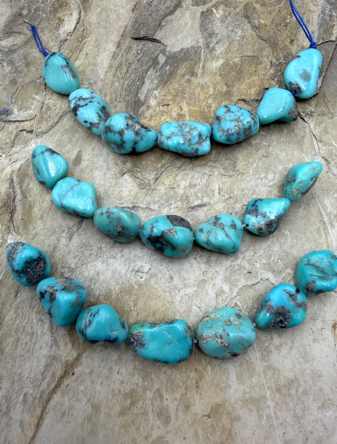 Campitos Turquoise (Mexico) With Pyrite Matrix Large Focal