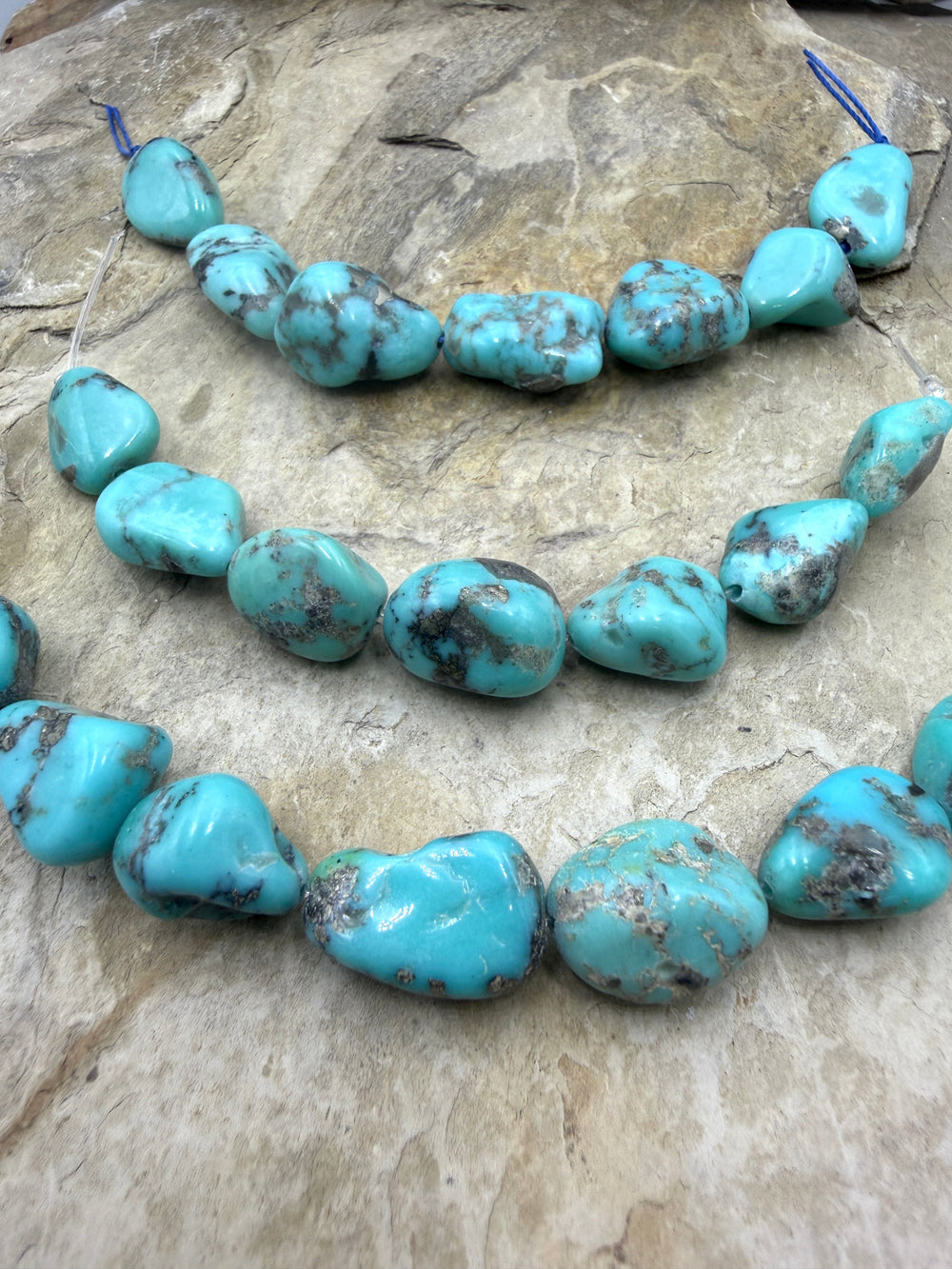 Campitos Turquoise (Mexico) With Pyrite Matrix Large Focal