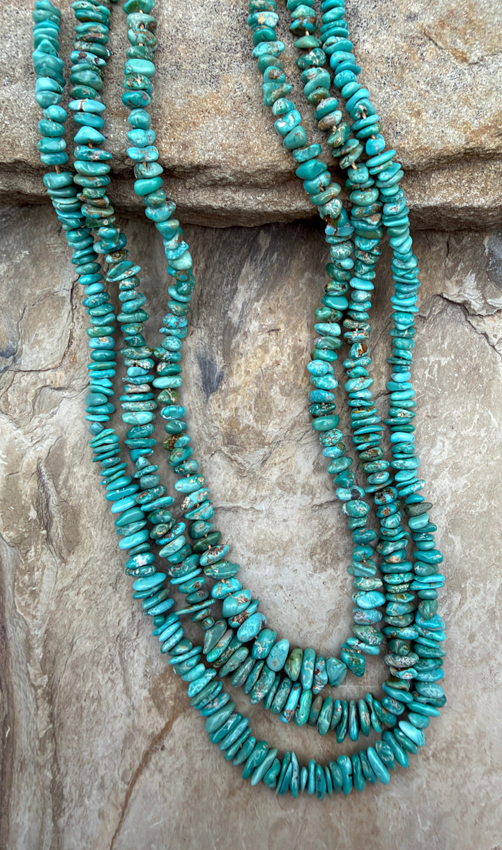 Carico Lake Turquoise (Nevada) Nugget Beads 4-6mm Select