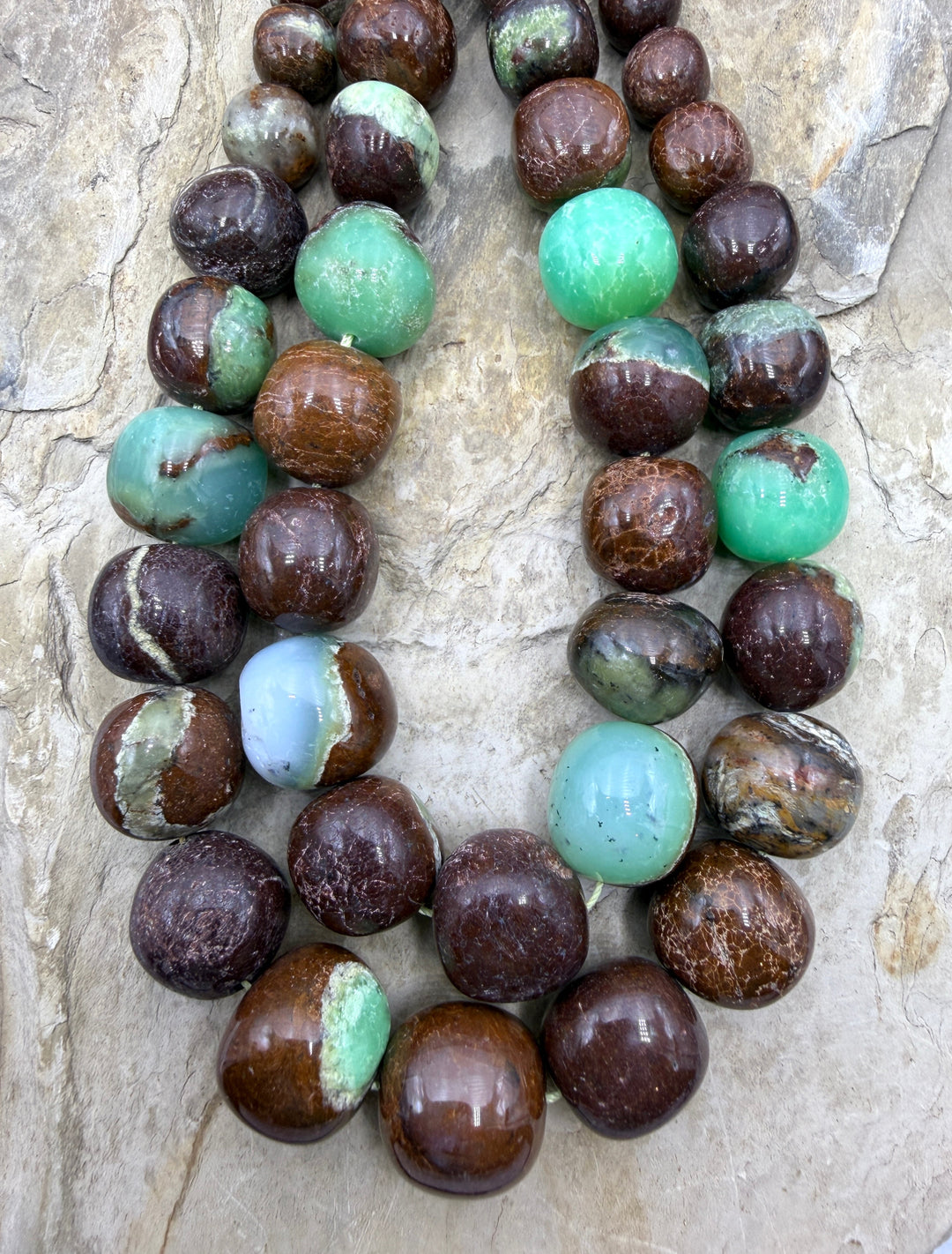 Chrysoprase (Australia) BIG Graduated Nuggets 10-20mm 16