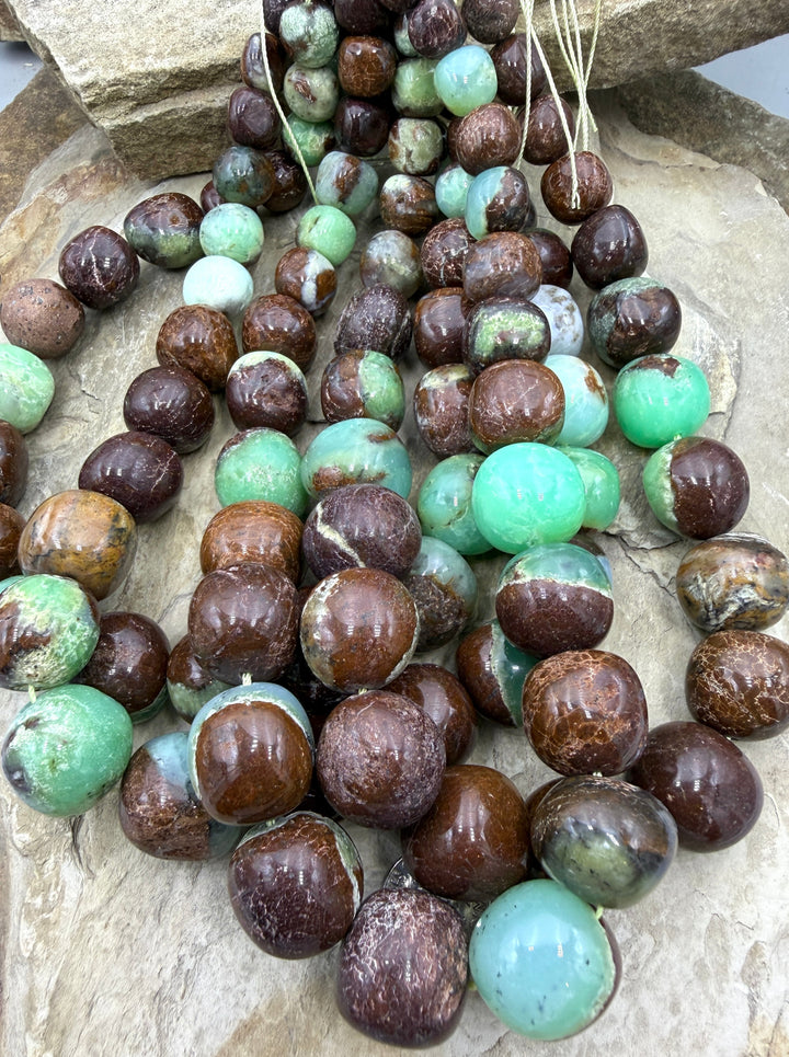Chrysoprase (Australia) BIG Graduated Nuggets 10-20mm 16