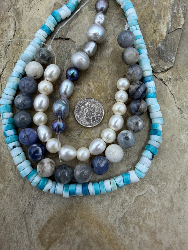 CLOSEOUT Lot of Bead Strands Large Hole Freshwater Pearls