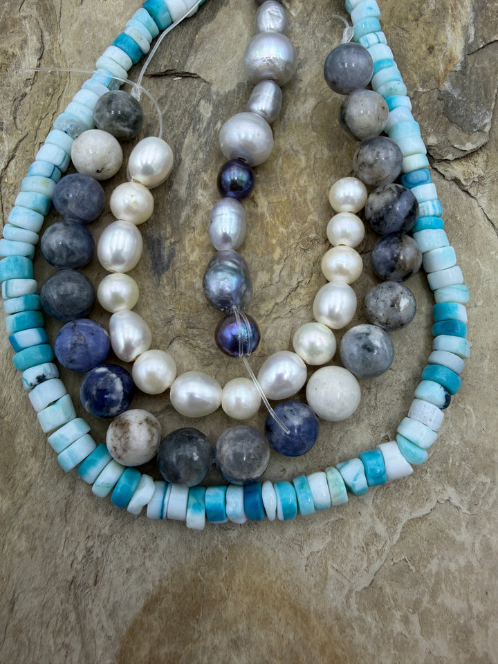 CLOSEOUT Lot of Bead Strands Large Hole Freshwater Pearls