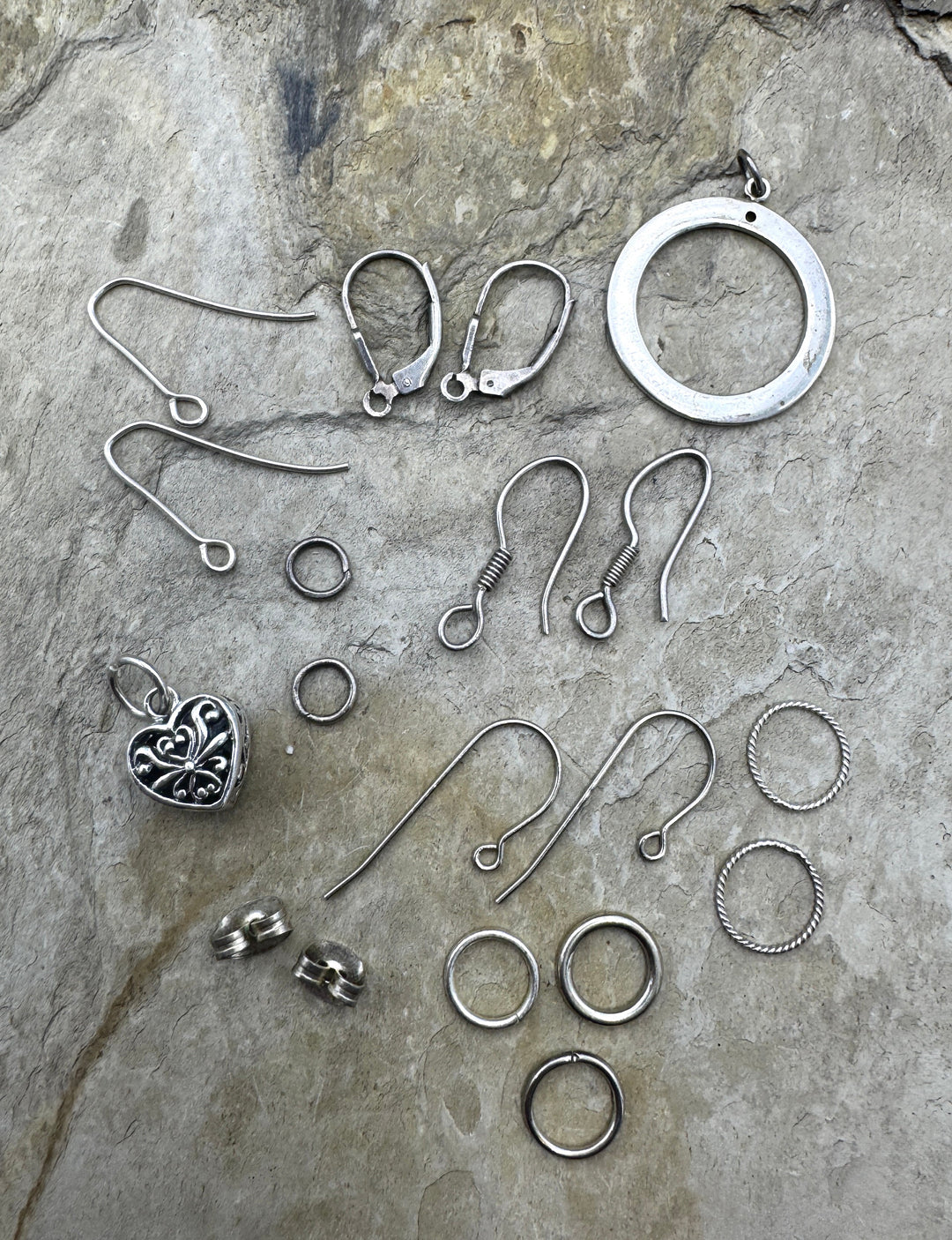 CLOSEOUT LOT of Mixed Sterling Silver Findings - Mixed Lots