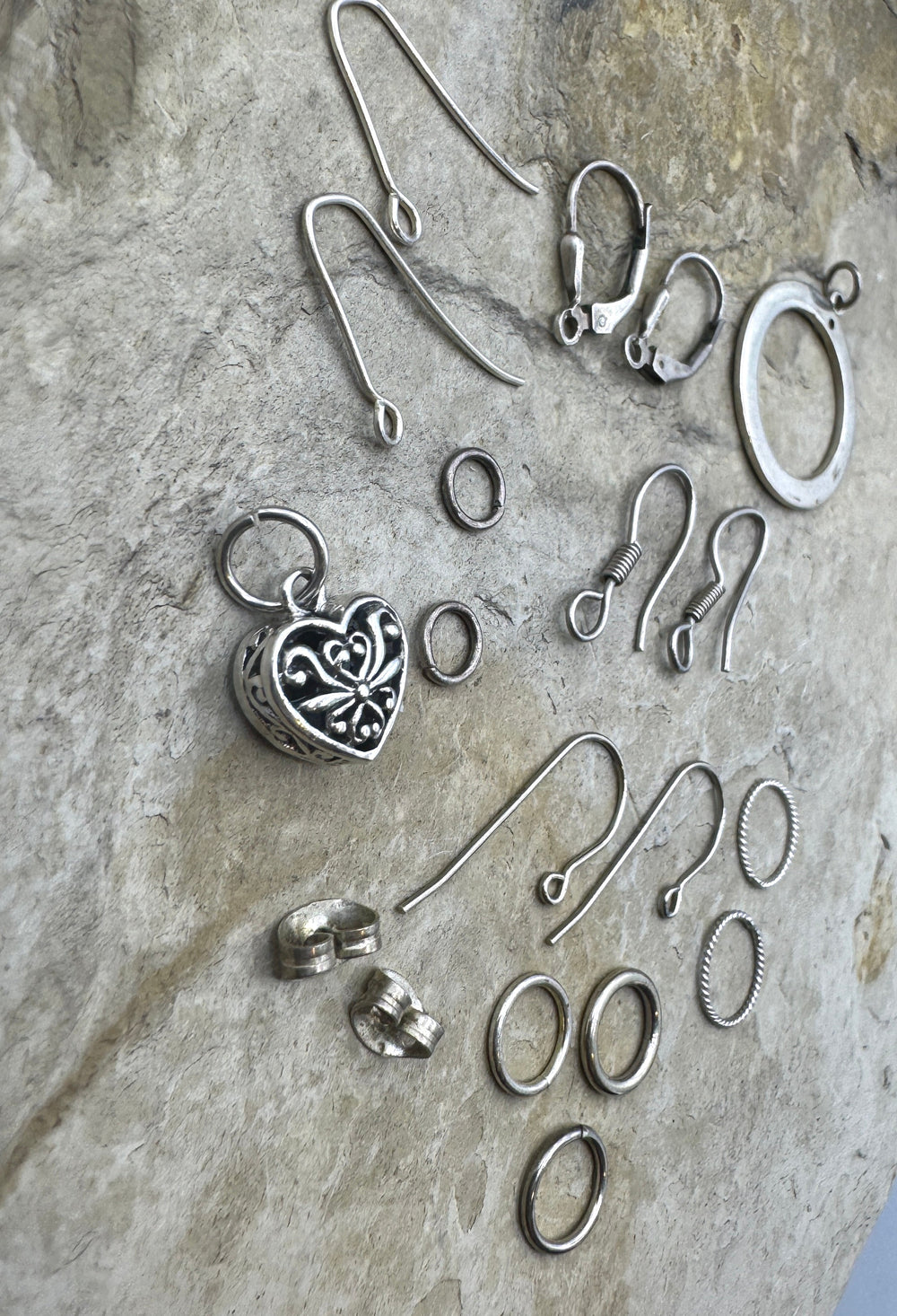 CLOSEOUT LOT of Mixed Sterling Silver Findings - Mixed Lots