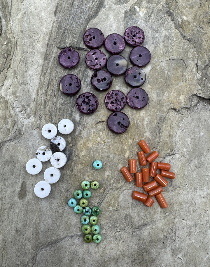 CLOSEOUT LOT Priemium Beads Spiny Oyster White Buffalo