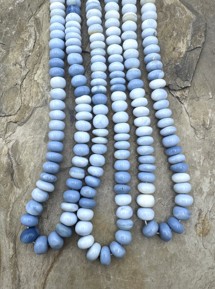CLOSEOUT Owyhee Blue Opal (Oregon) 8mm Irregular Rondell