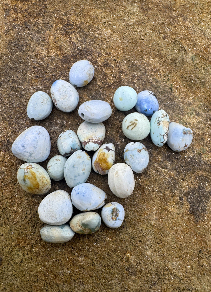 CLOSEOUT RARE Golden Hills Turquoise (Kazakhstan) Rounded