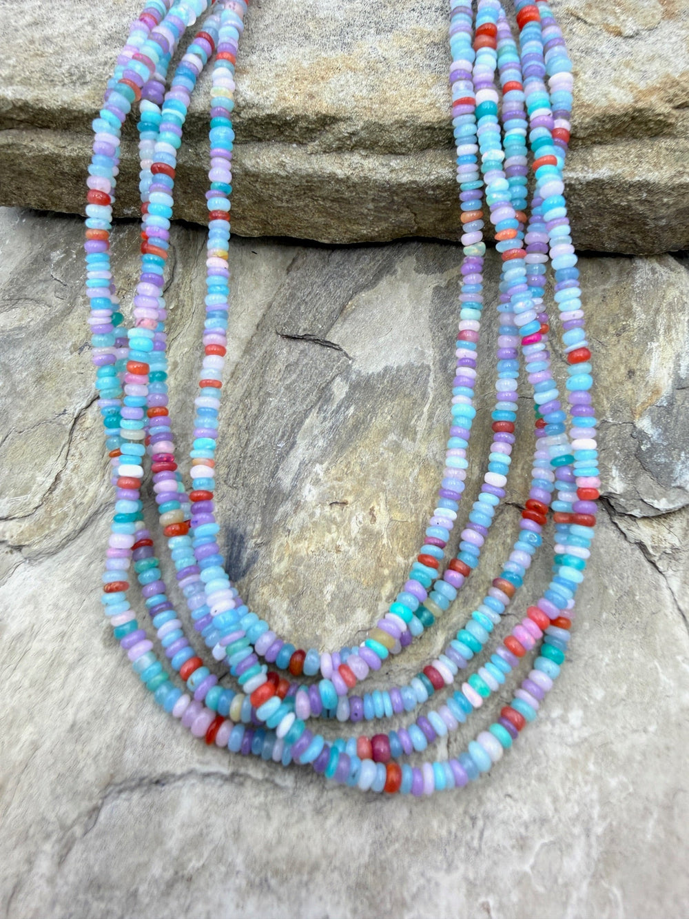 Confetti Colored Ethiopian Opal (Dyed) 3.5-4mm Irregular