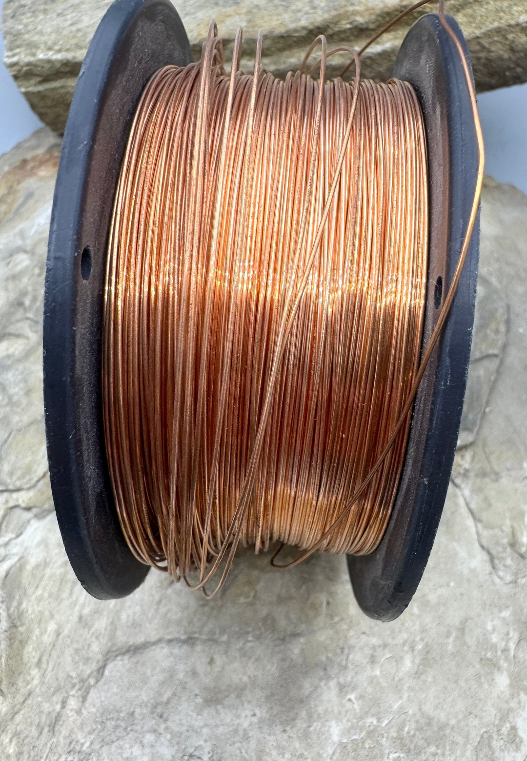 Copper Wire 22 Gauge Round 13.7 Ounces with Spool - Findings