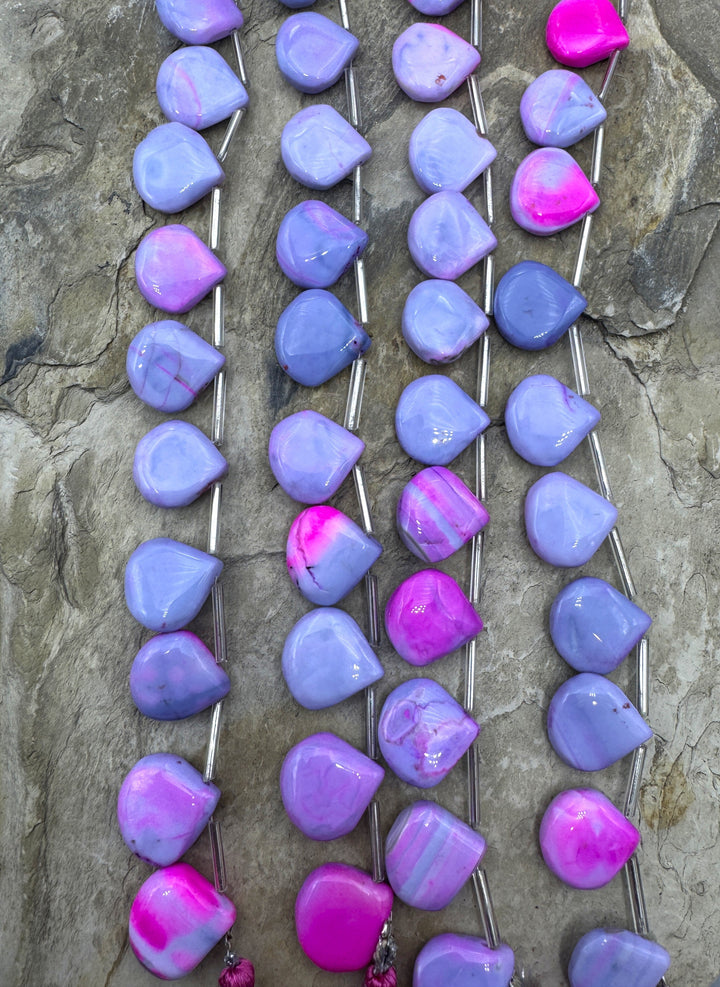 Cotton Candy Opal (Dyed) Pink and Purple Color 16x16mm