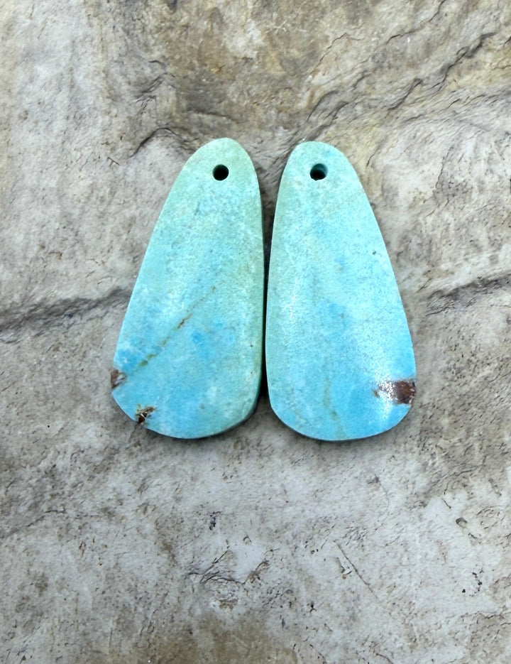 Cripple Creek Turquoise (Colorado) Matching Earring Slab