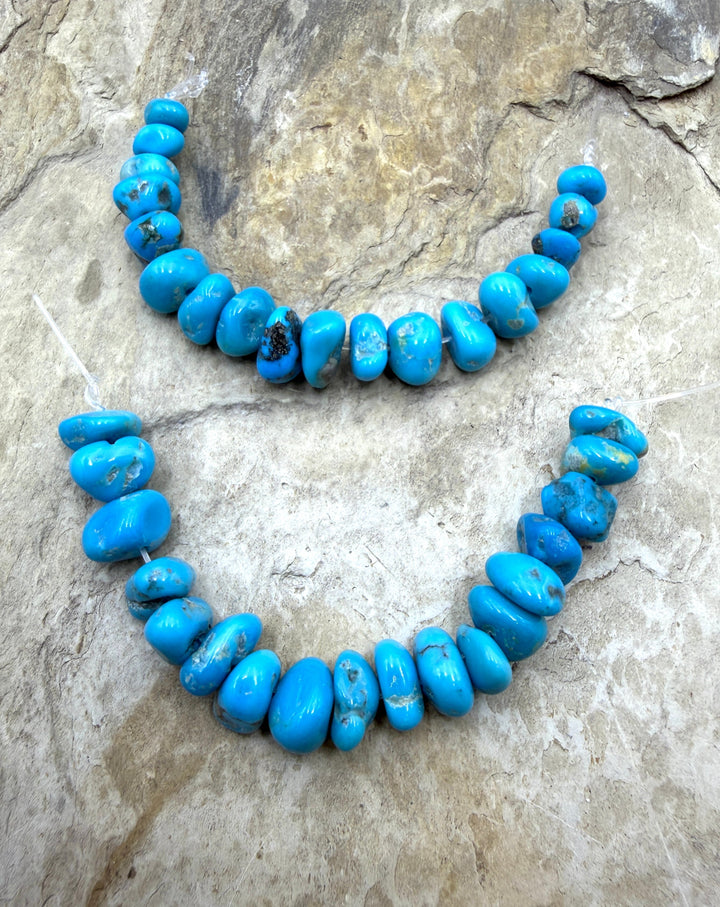 Deep Blue Sleeping Beauty Turquoise (AZ) 8-10mm Nugget