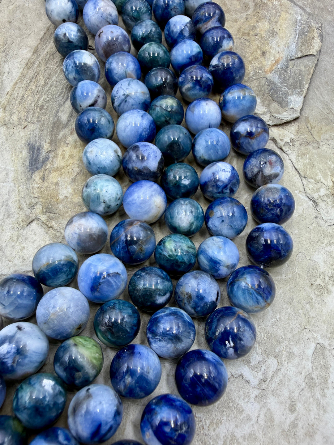 Dianite (Russia) 10mm Round Beads 8 Inch Strands/18-20