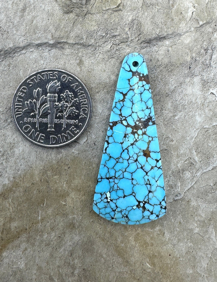 Egyptian Turquoise Focal Pendant Bead 16x38mm - Turquoise