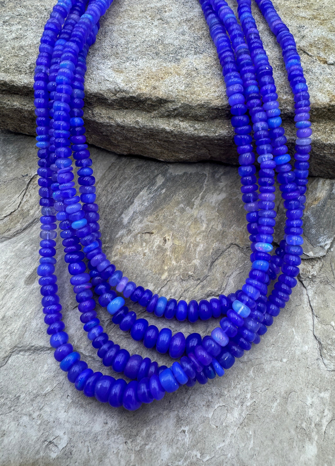 Electric Purple Ethiopian Opal (Dyed) 4-7mm Irregular