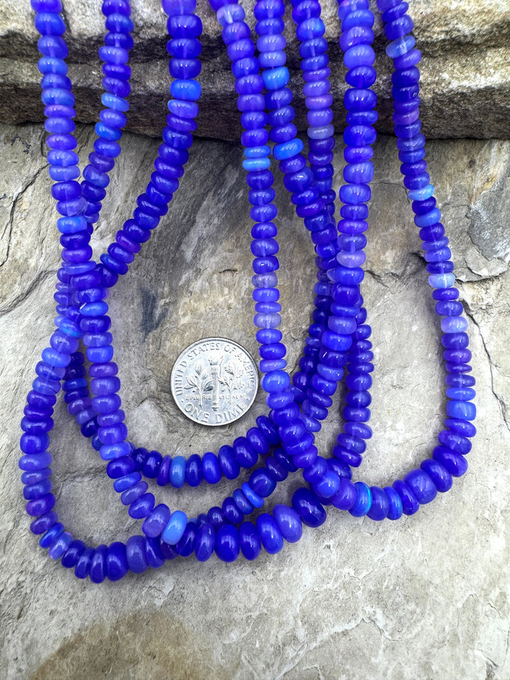 Electric Purple Ethiopian Opal (Dyed) 4-7mm Irregular