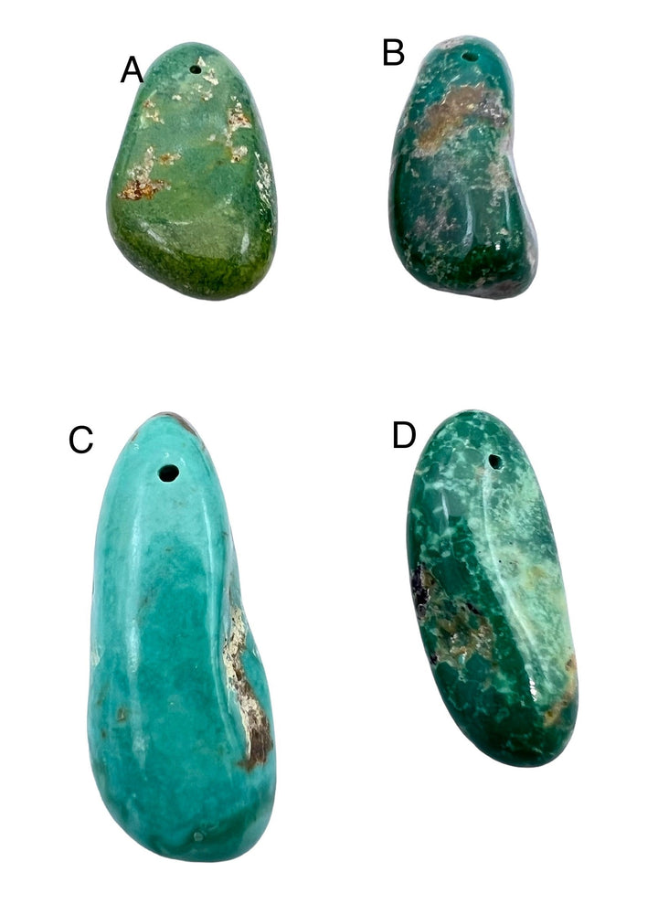 Elisa (Mexico) Turquoise Long Focal Pendant Beads (Select