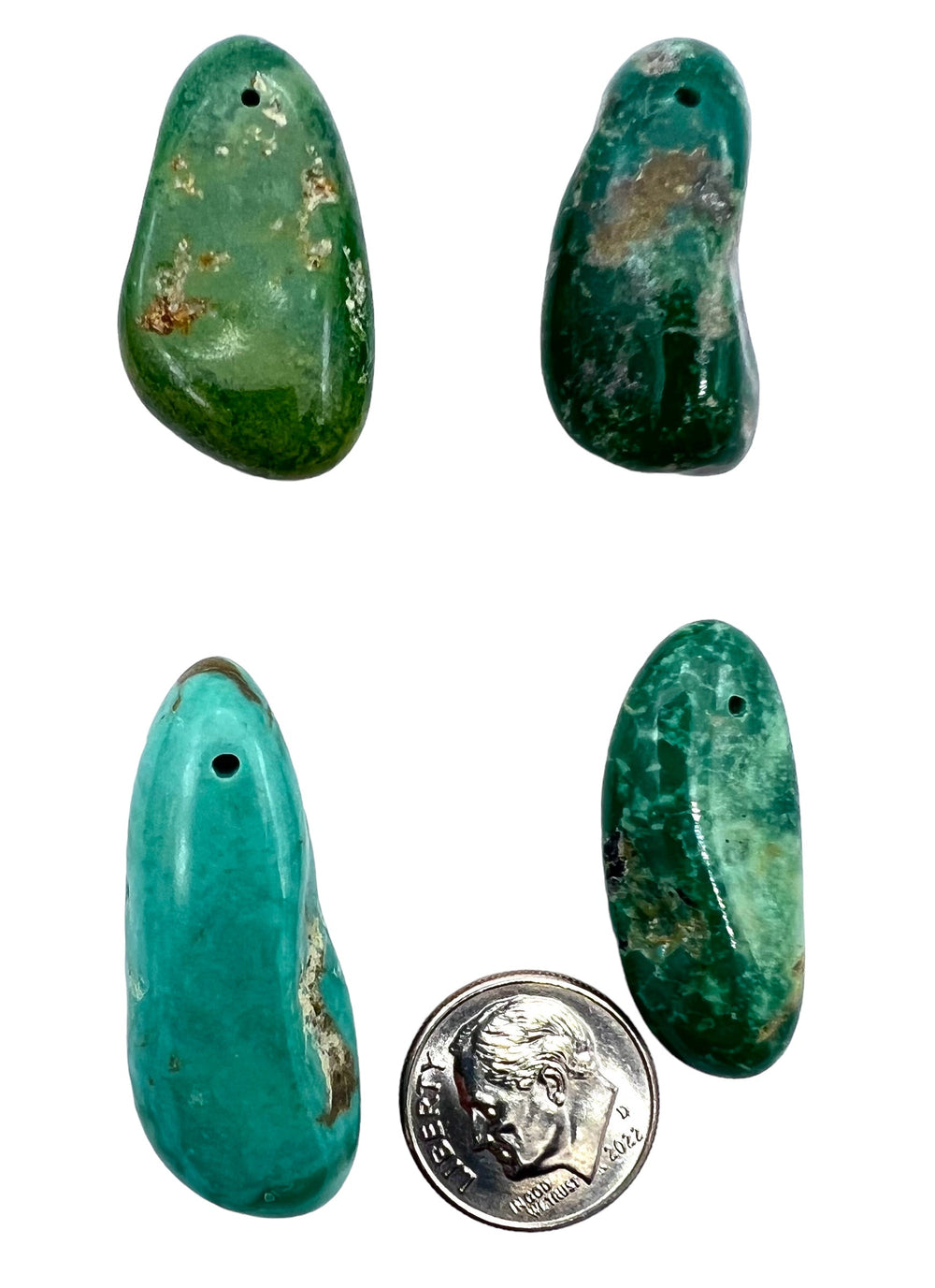 Elisa (Mexico) Turquoise Long Focal Pendant Beads (Select