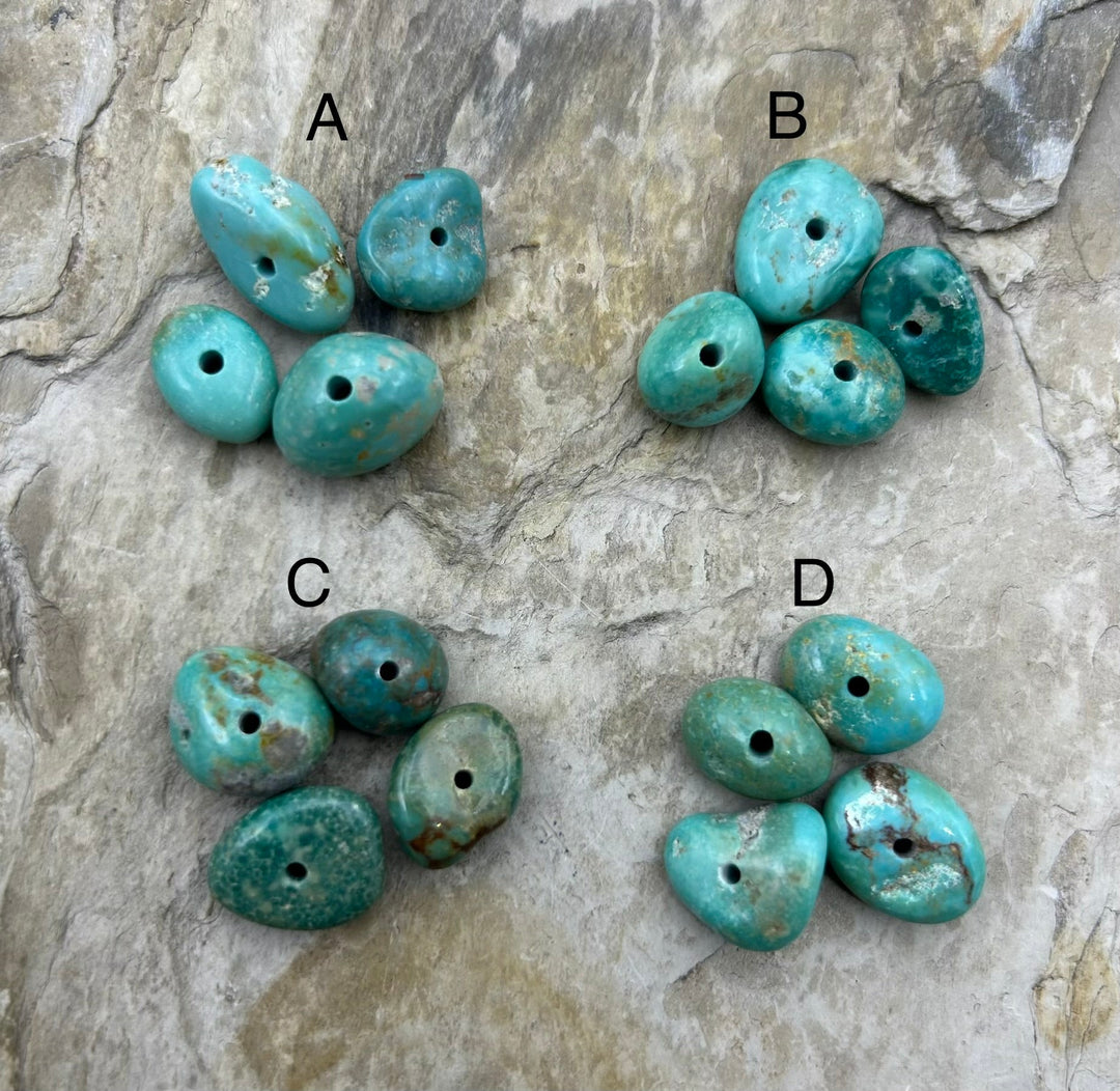 Elisa Turquoise (Mexico) Large Hole Bead Sets One Set