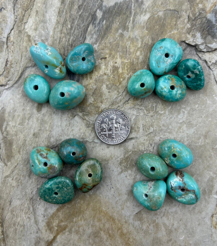 Elisa Turquoise (Mexico) Large Hole Bead Sets One Set