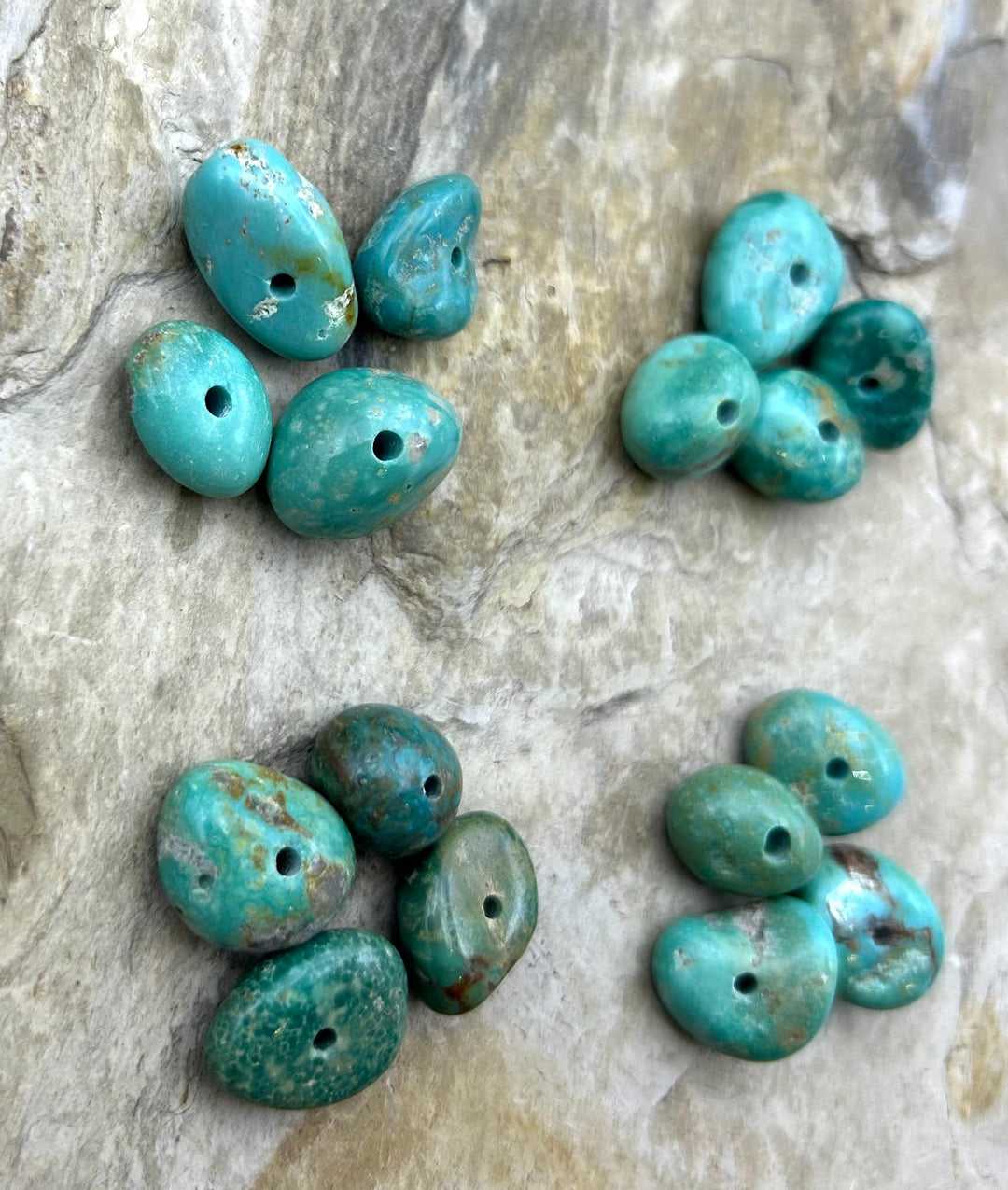 Elisa Turquoise (Mexico) Large Hole Bead Sets One Set