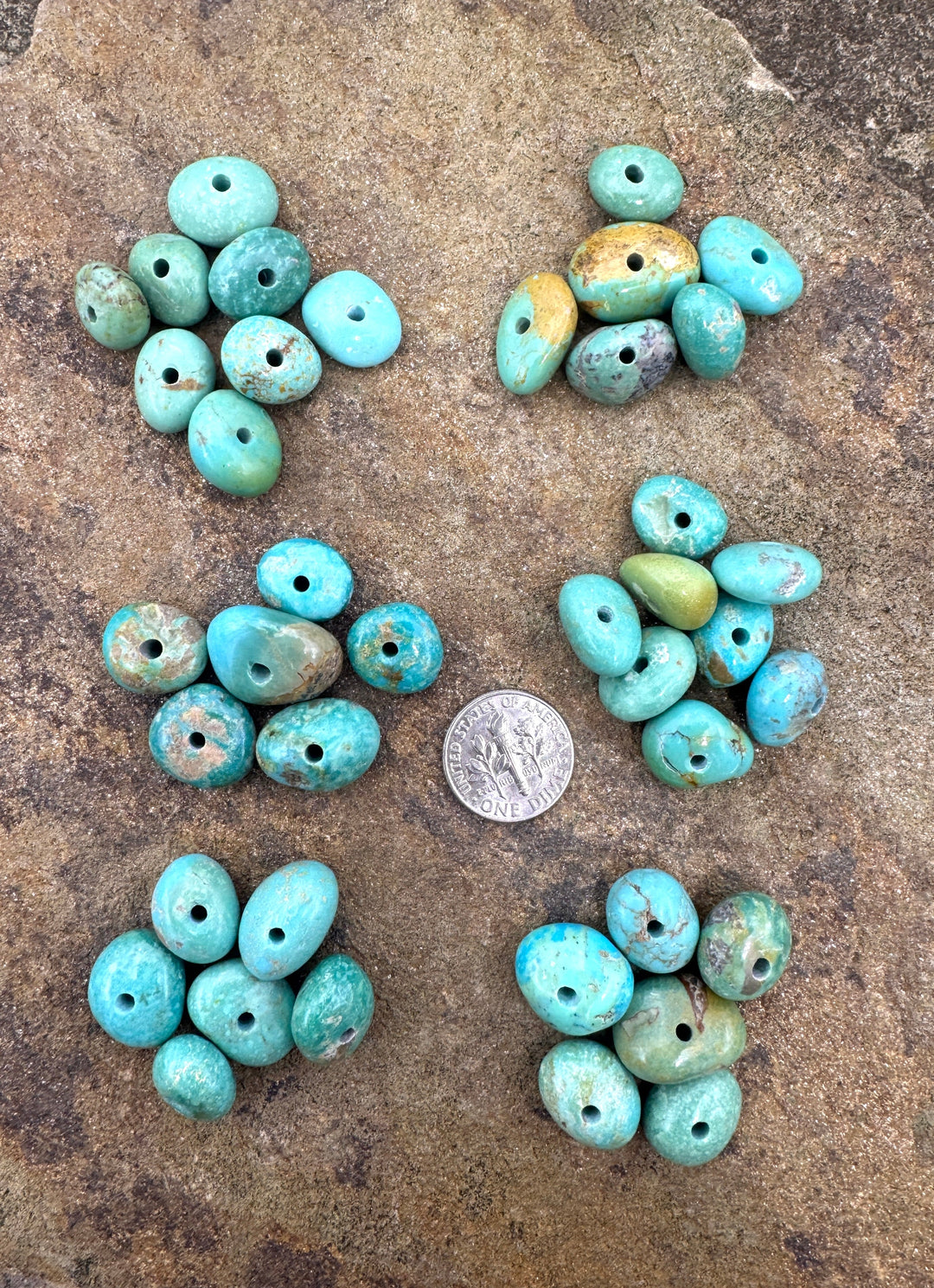 Elisa Turquoise (Mexico) Large Hole Bead Sets Select