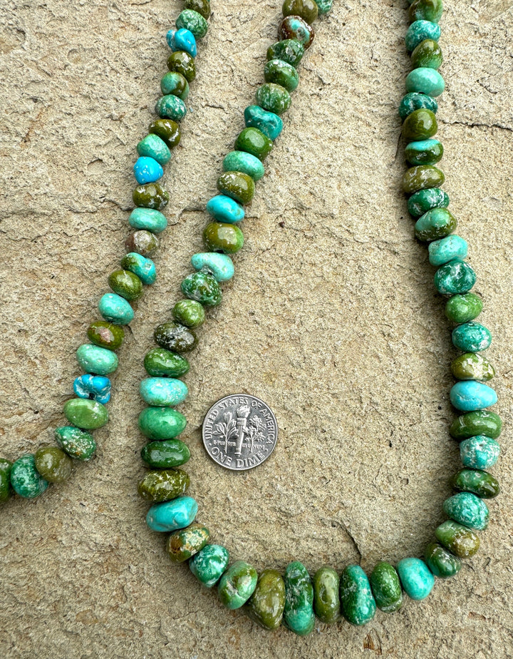 Emerald Valley (NV) Turquoise,6 - 13mm Graduated Nuggets