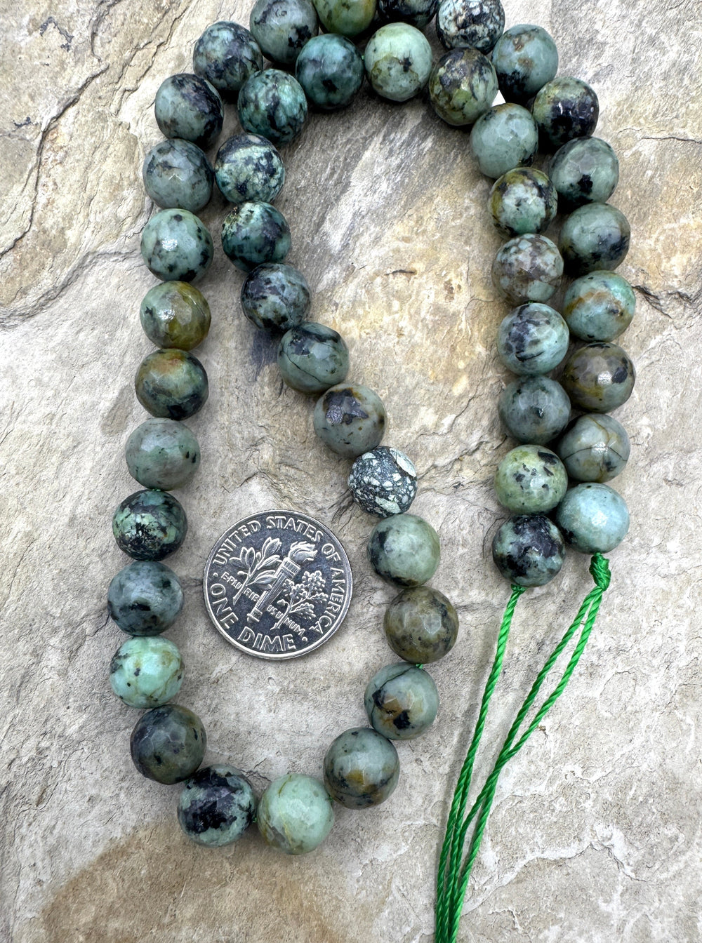 *Estate Collection Special* African Turquoise 10mm Faceted