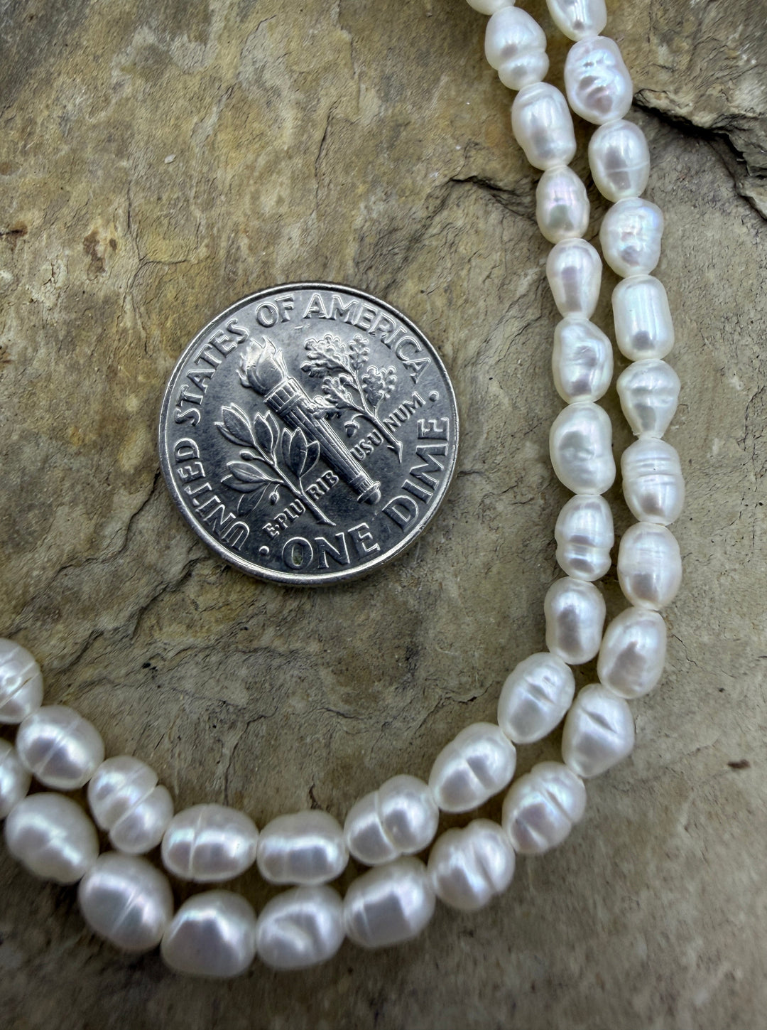 Estate Collection Special; Buttery White Baroque Freshwater