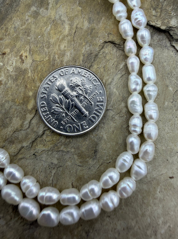 Estate Collection Special; Buttery White Baroque Freshwater