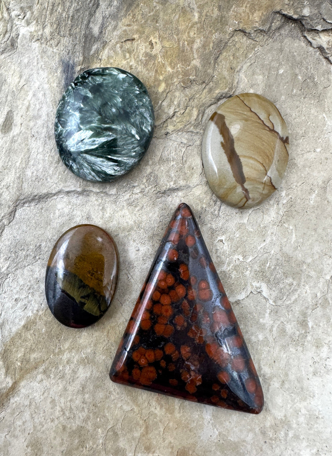 *Estate Collection Special* LOT of 4 Cabochons Tiger Eye