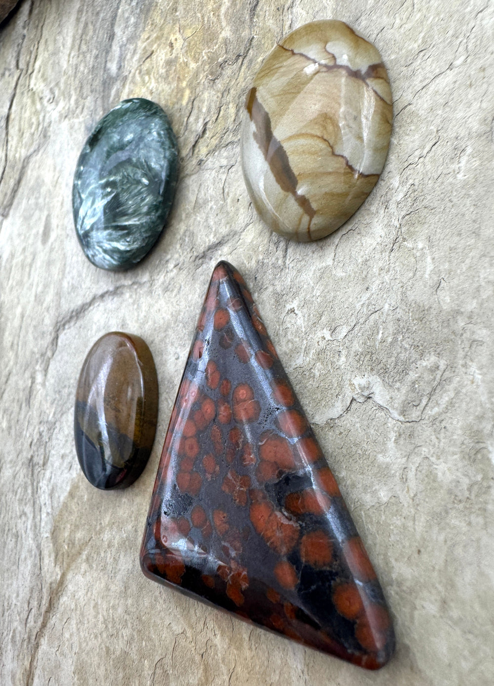 *Estate Collection Special* LOT of 4 Cabochons Tiger Eye