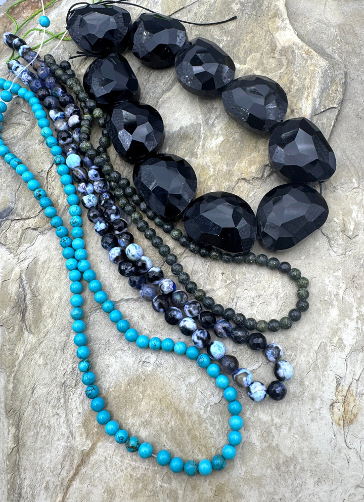 *Estate Collection Special* LOT of 4 Mixed Strands Black