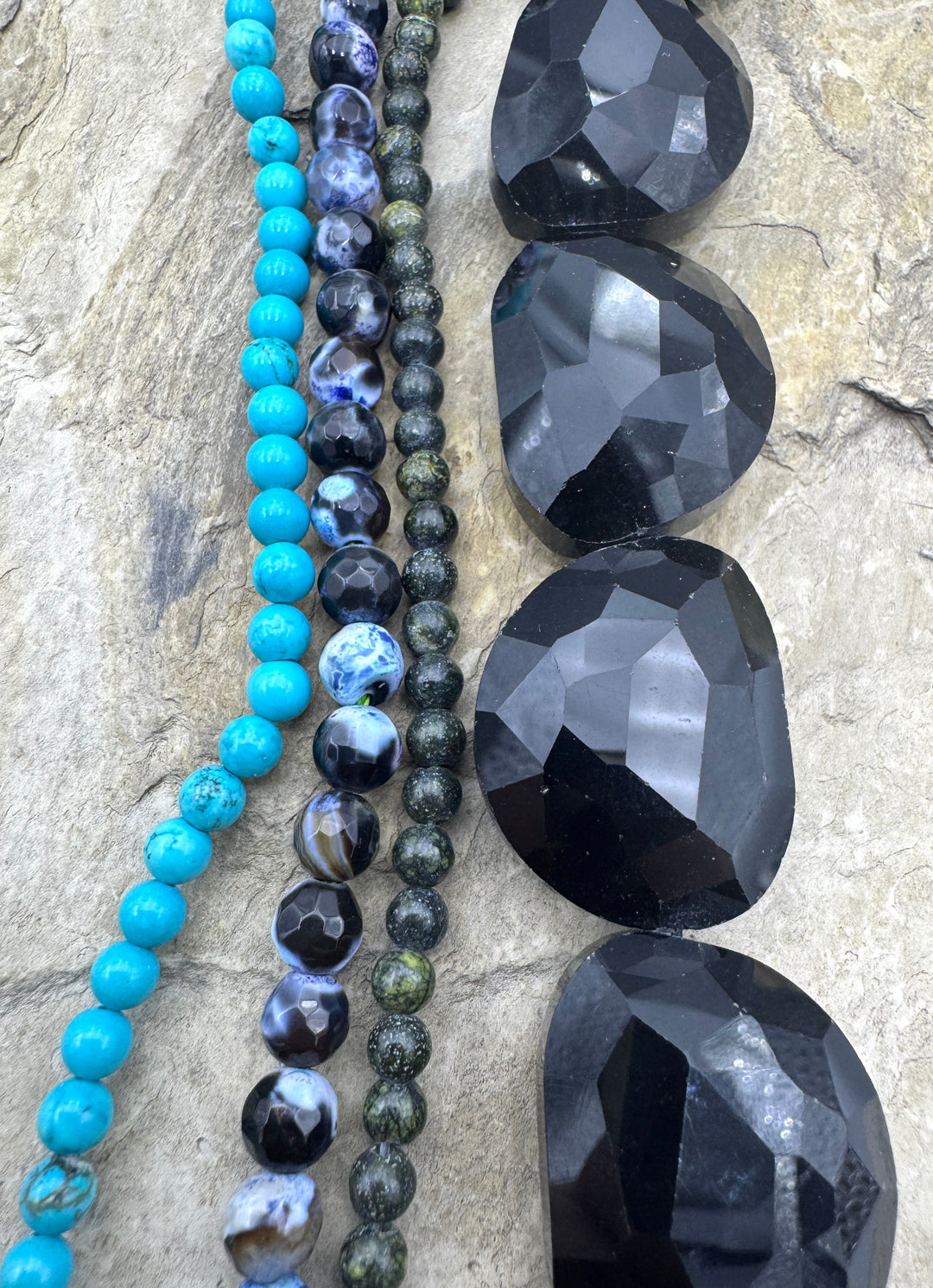 *Estate Collection Special* LOT of 4 Mixed Strands Black