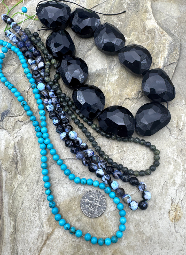 *Estate Collection Special* LOT of 4 Mixed Strands Black