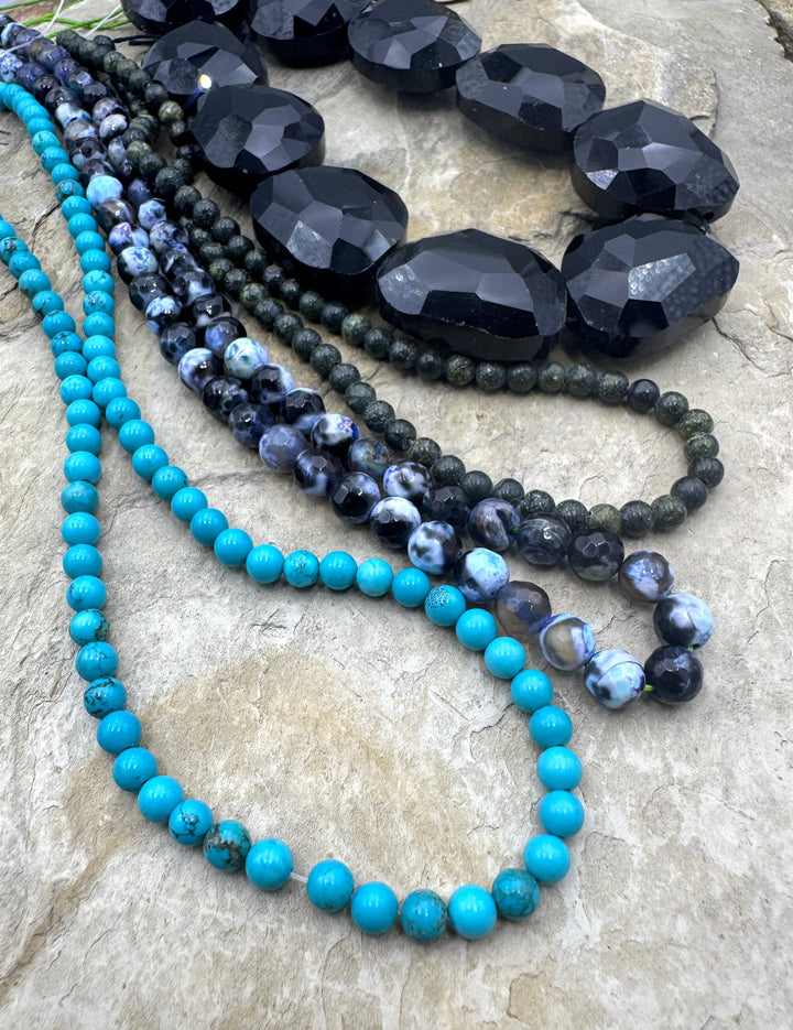 *Estate Collection Special* LOT of 4 Mixed Strands Black