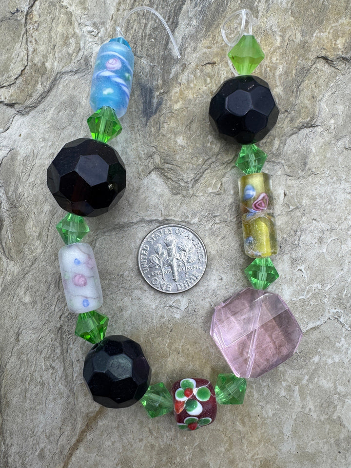 *Estate Collection Special* Mixed Glass Bead Strand 8 inch