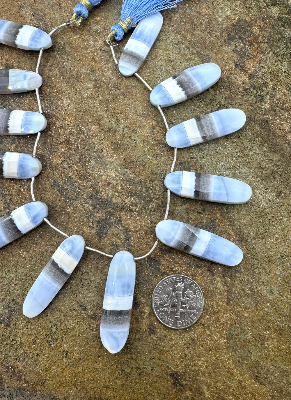 Estate Collection Special Owyhee Blue Opal (Oregon) Faceted