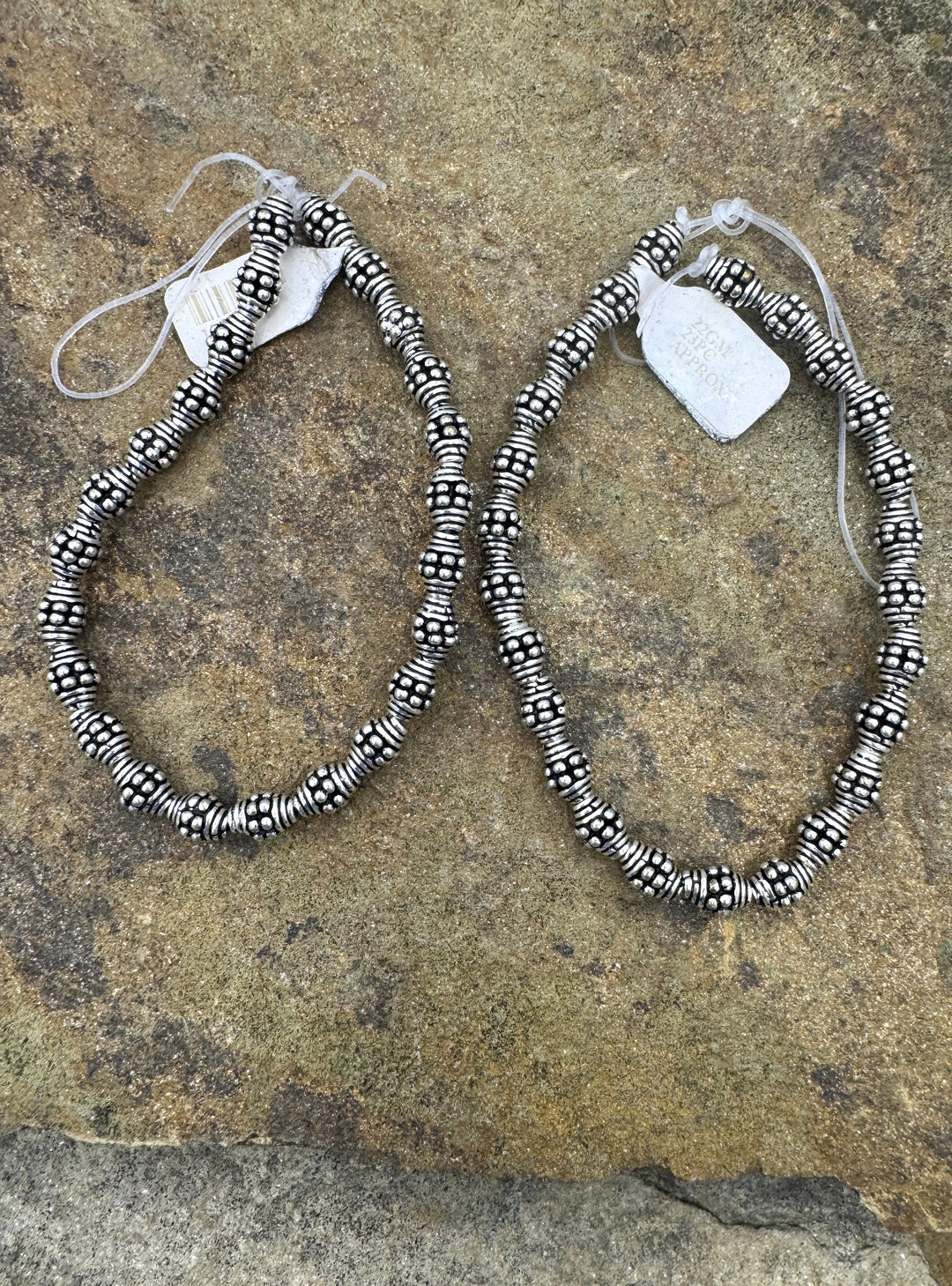 Estate Collection Special Sterling Silver Oxidized Beads