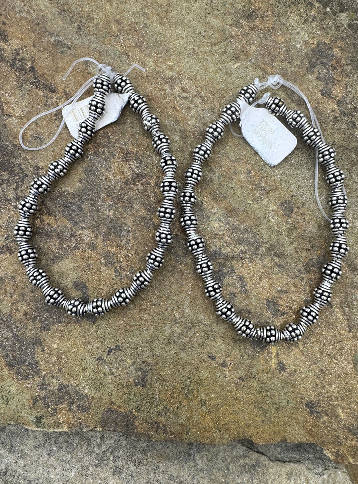 Estate Collection Special Sterling Silver Oxidized Beads